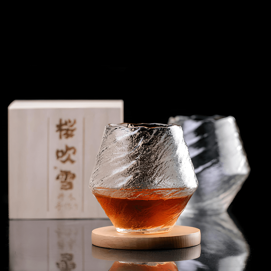 Yume and Japanese Crystal Whisky Glass Set