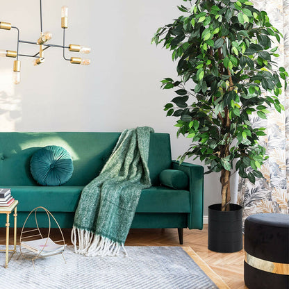 Ficus artificial de seda de 6 pies