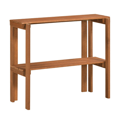 Three Tier Folding Shelf for Entryway and Garden
