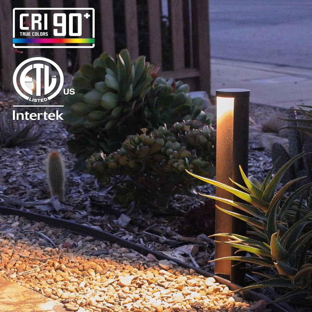 ALP16 12-Pack 5W LED Landscape Pathway Light Package, 12V Low Voltage Side Lit Path Lights