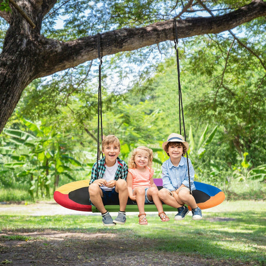 60 Inch Saucer Surf Outdoor Adjustable Swing Set - Tampa Home & Garden Store