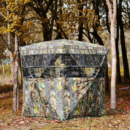 GemGear 3 Person Portable Surround View Tent hunting blind in camouflage with mesh window on Tampa Home & Garden Store