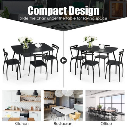 Outdoor Garden Acacia Wood Patio Dining Chairs for Porch