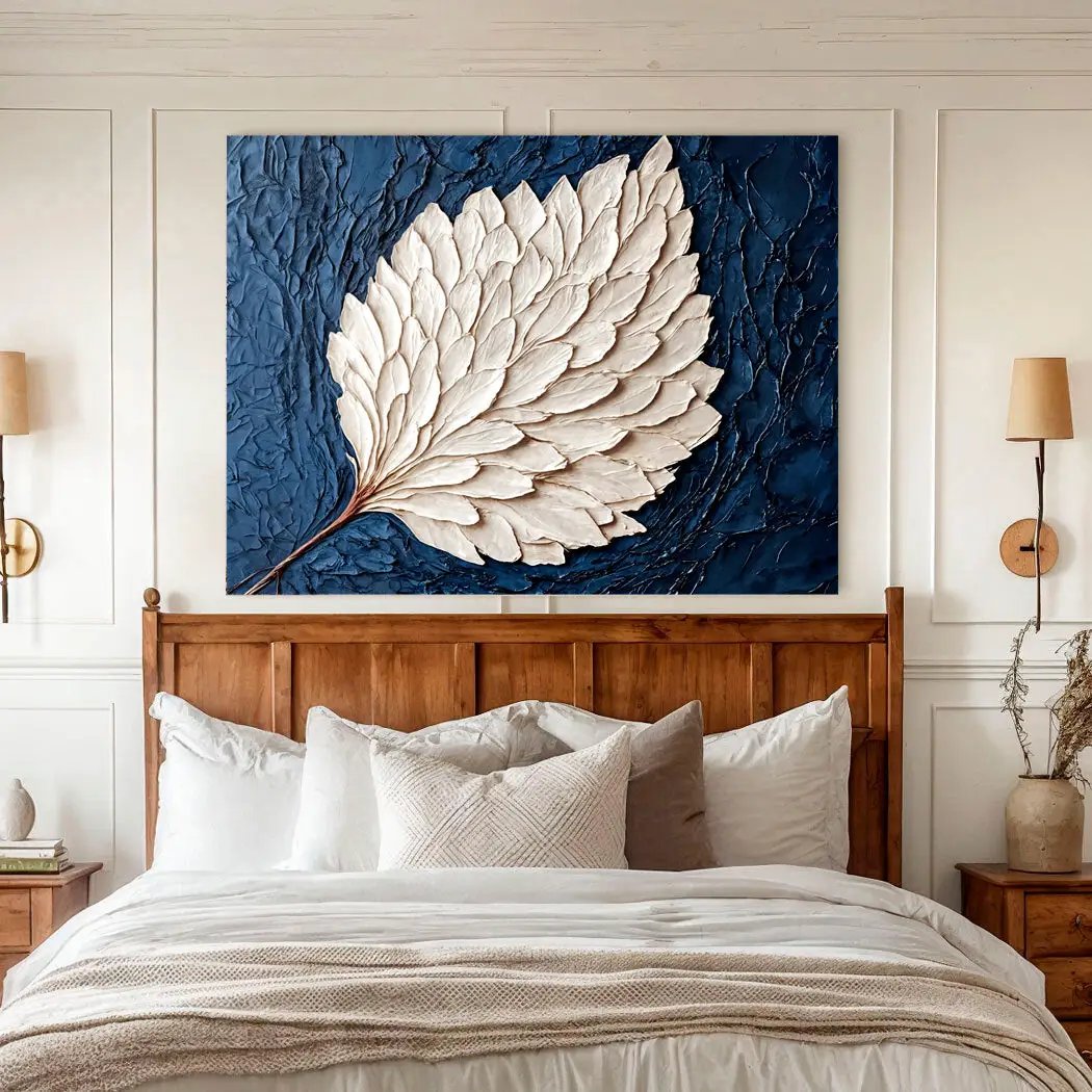 Ivory Bloom Wall Art in USA Canvas Ready to Hang