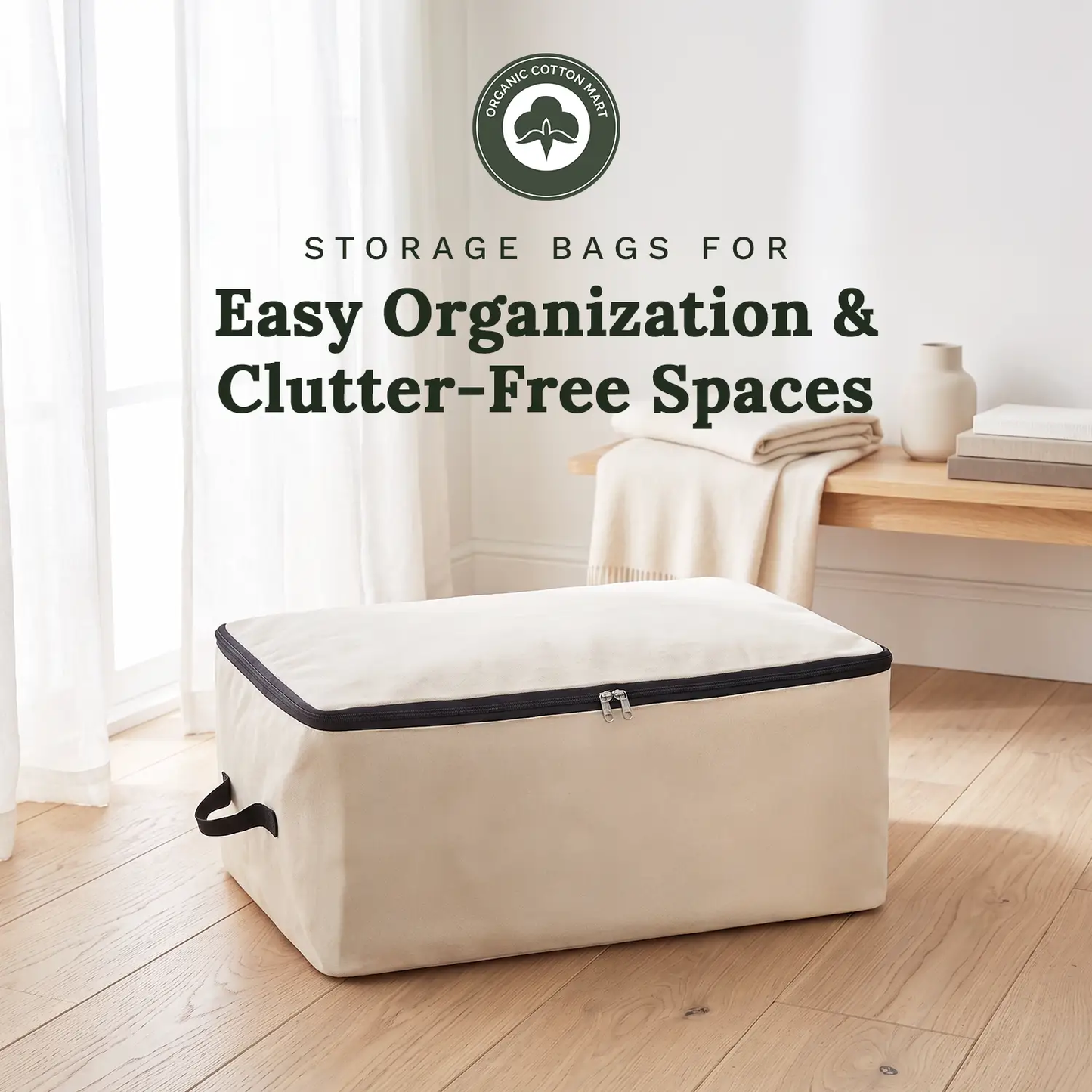 Canvas Storage Bags With Handles for Comforters
