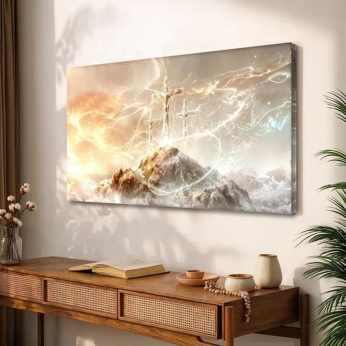 He Is Risen Faith Wall Art for Home Decor