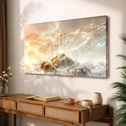 He Is Risen Faith Wall Art for Home Decor