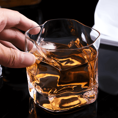 Hoshi Handcrafted Crystal Whisky Glass with Grip