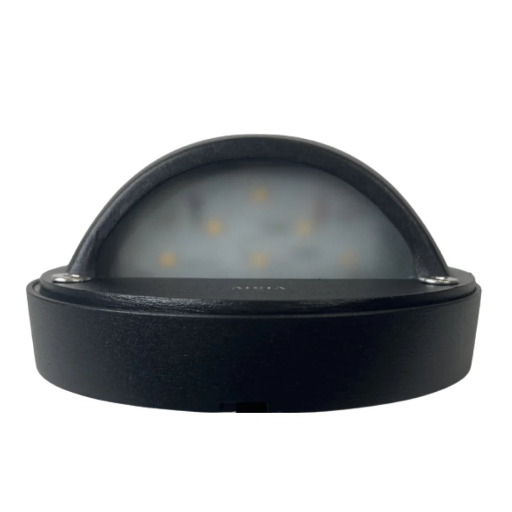 STA09 LED Round Aluminum Deck Light Surface Mount Low Voltage Landscape Lighting
