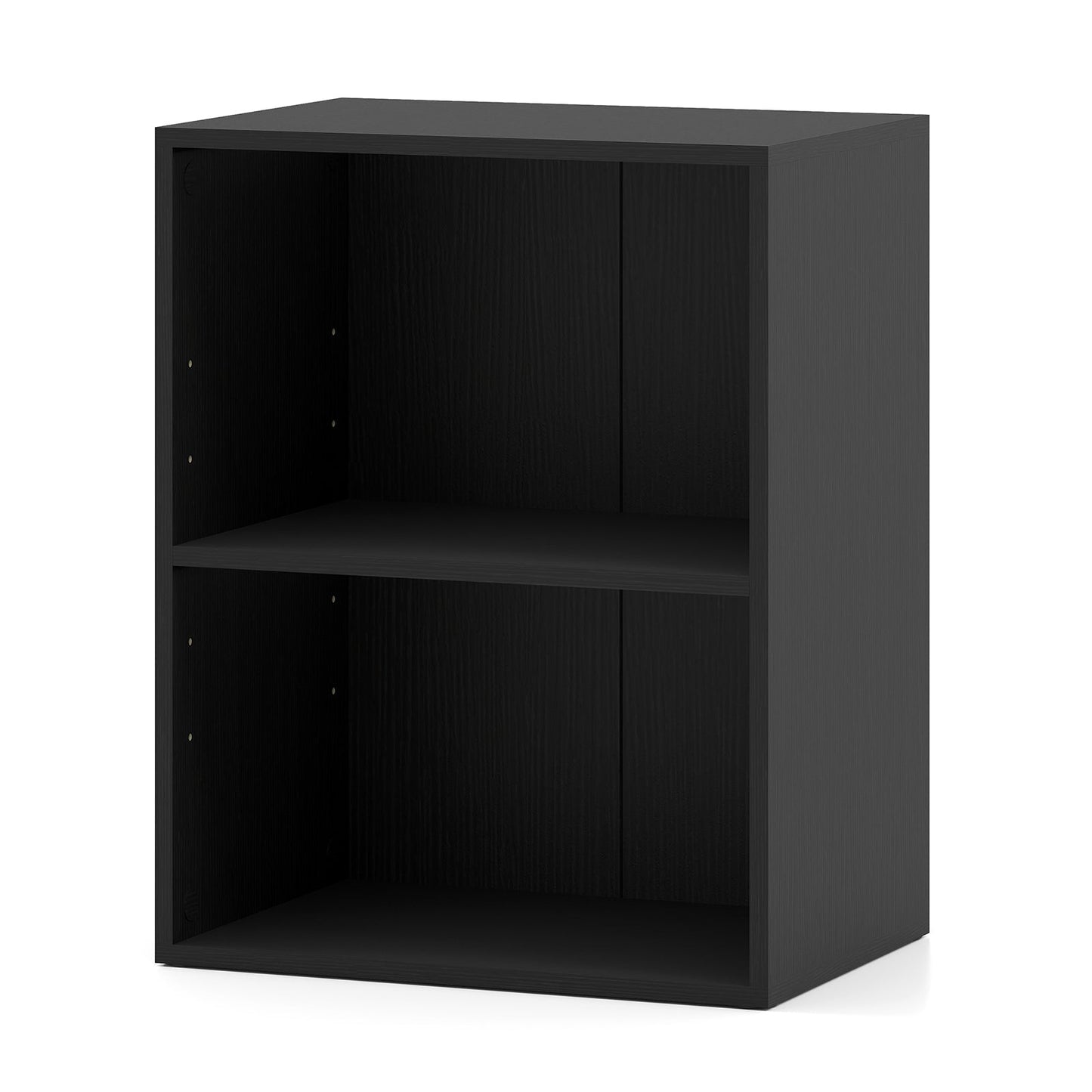 2-Cube Bookcase Set of 2 Floor Standing Open Bookshelf w/ 5-Position Adjustable Shelf - Tampa Home & Garden Store