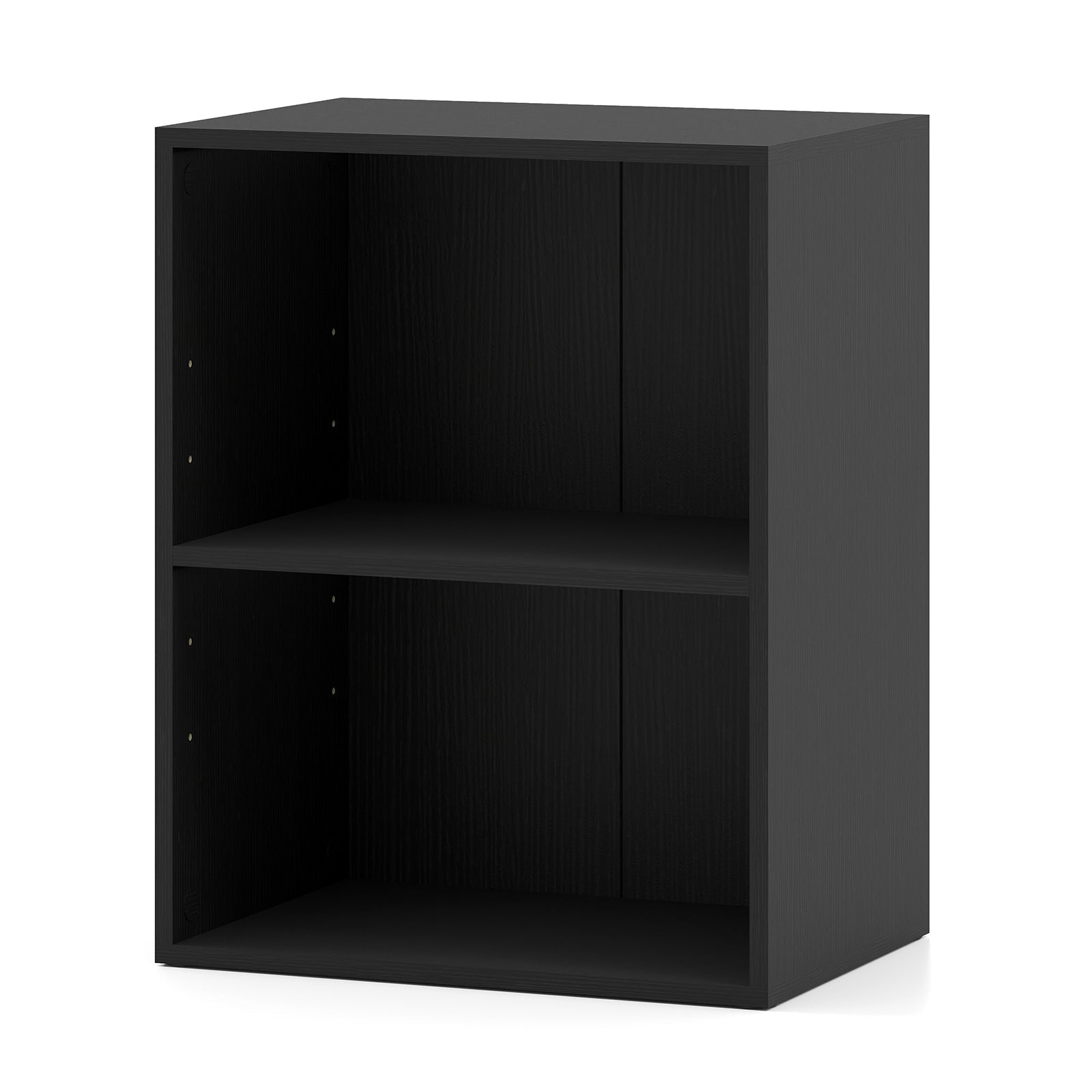 2-Cube Bookcase Set of 2 Floor Standing Open Bookshelf w/ 5-Position Adjustable Shelf - Tampa Home & Garden Store