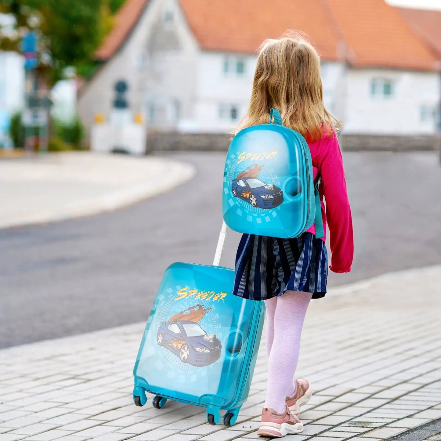 Kids Luggage Set With Spinner Wheels For Travel