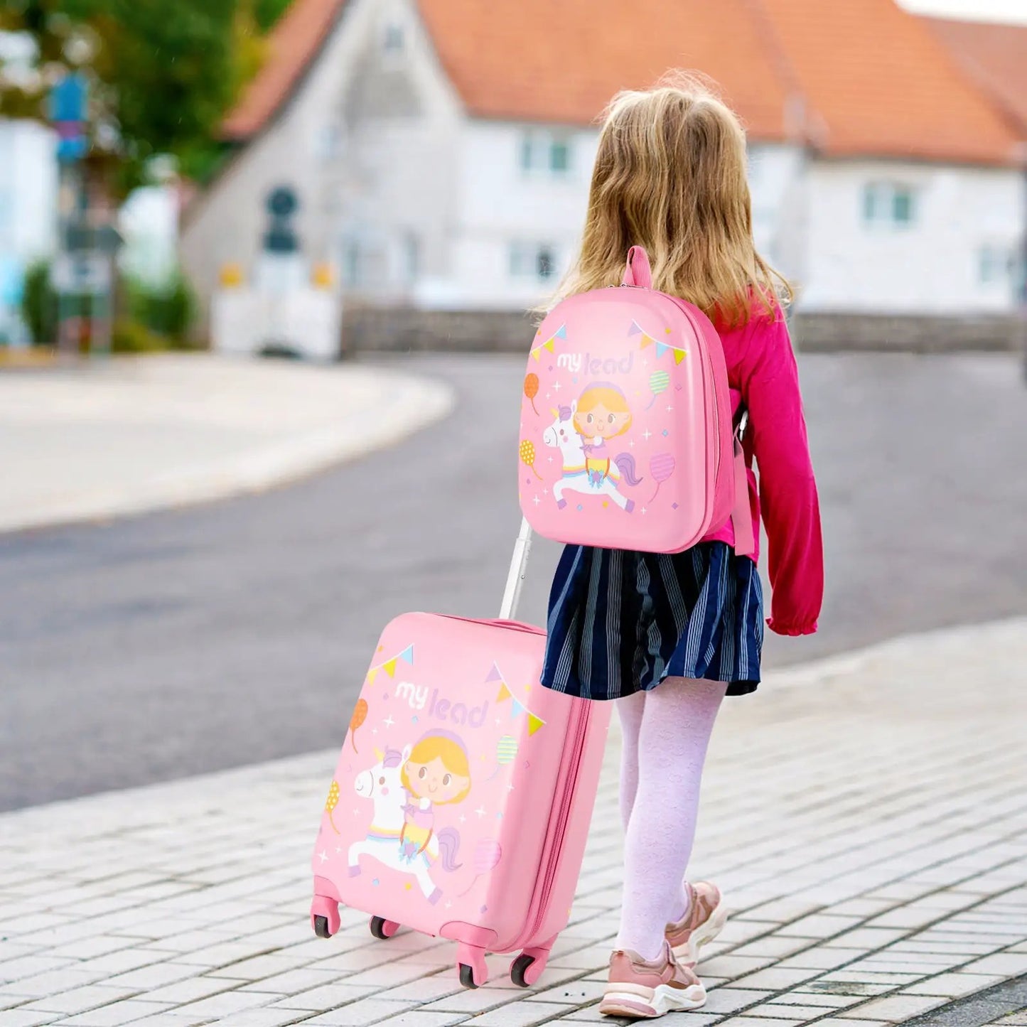 Kids Luggage Set With Spinner Wheels For Travel