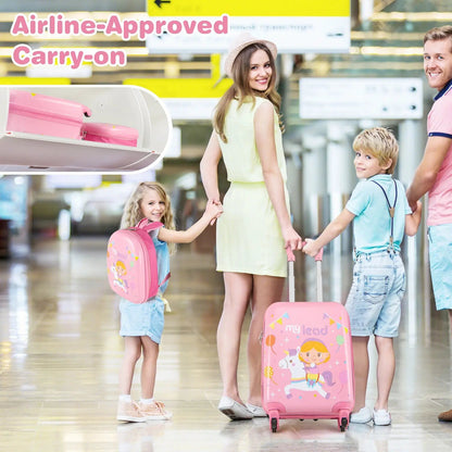 Kids Luggage Set With Spinner Wheels For Travel