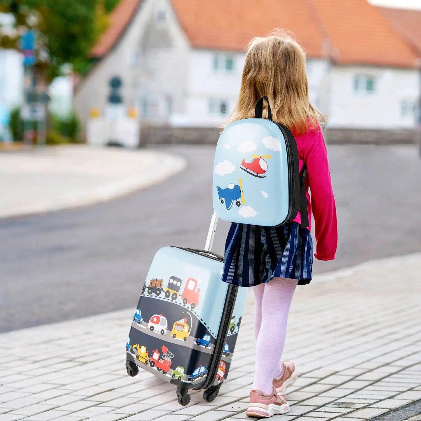 Kids Luggage Set With Spinner Wheels For Travel