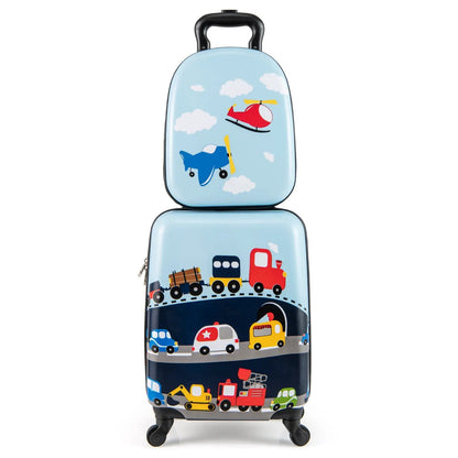 Kids Luggage Set With Spinner Wheels For Travel