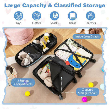 Kids Luggage Set With Spinner Wheels For Travel