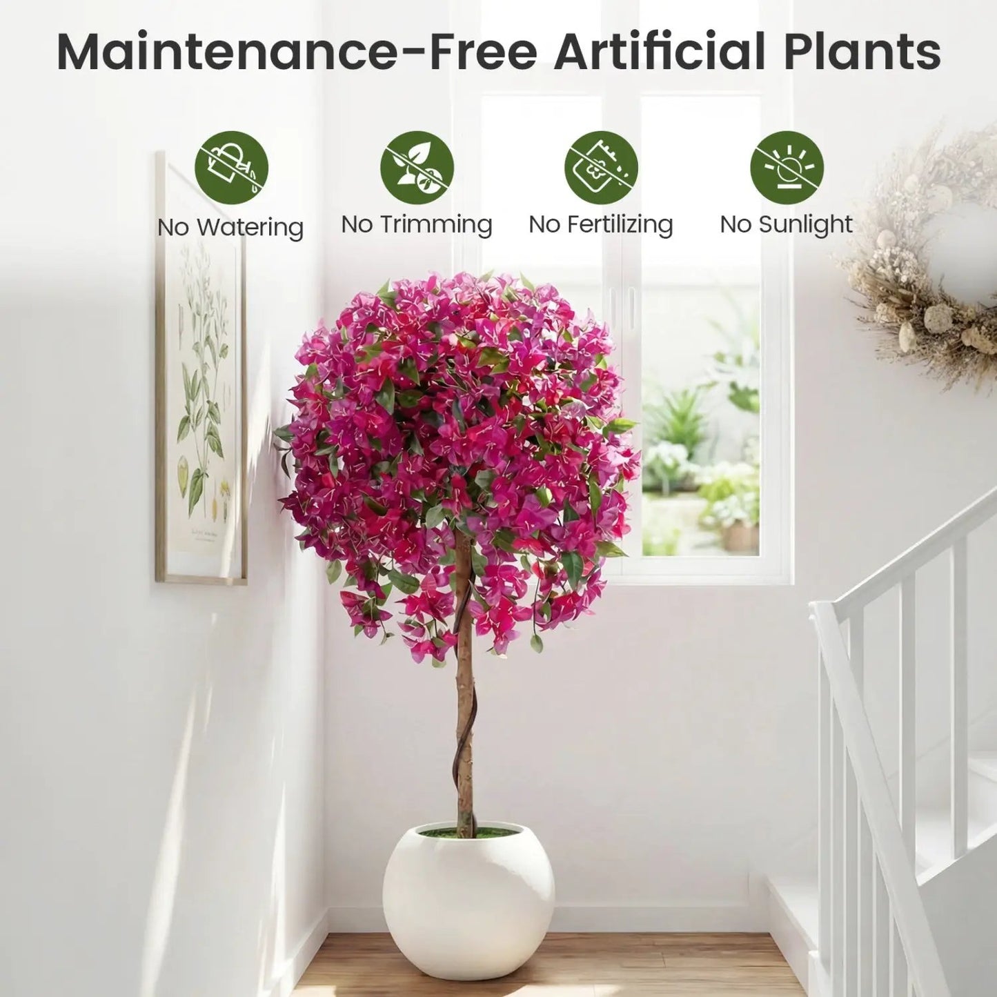 2 Pack Azalea Trees With Blooming Flowers