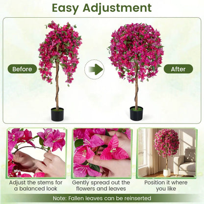 2 Pack Azalea Trees With Blooming Flowers