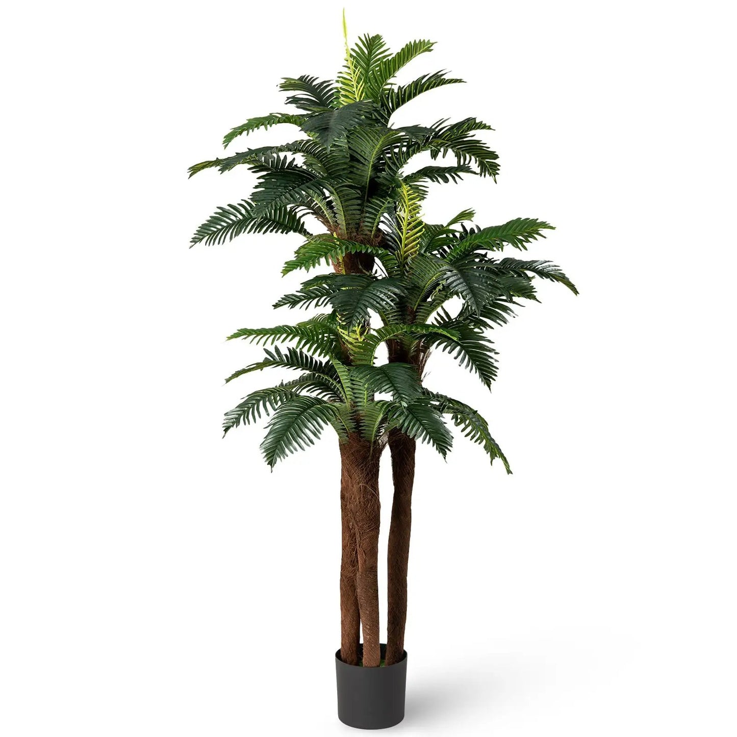 2 Pack Artificial Palm Trees 6.3 ft Tall Indoors