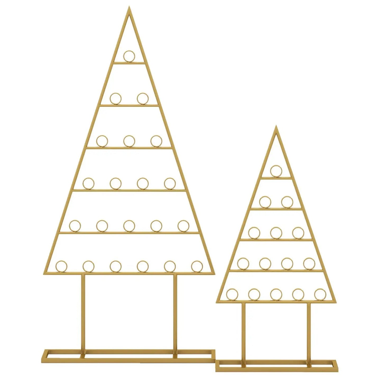 Christmas Tree Photo Holder With 36 Clips 2 Pack
