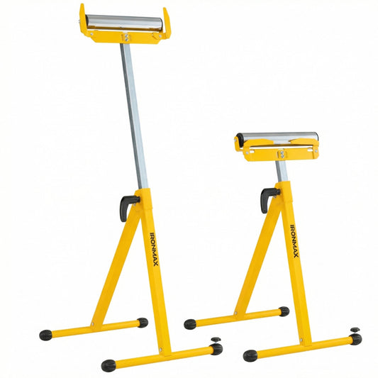 2-Pack Folding Roller Stands for Outfeed Supports
