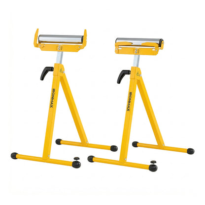 2-Pack Folding Roller Stands for Outfeed Supports