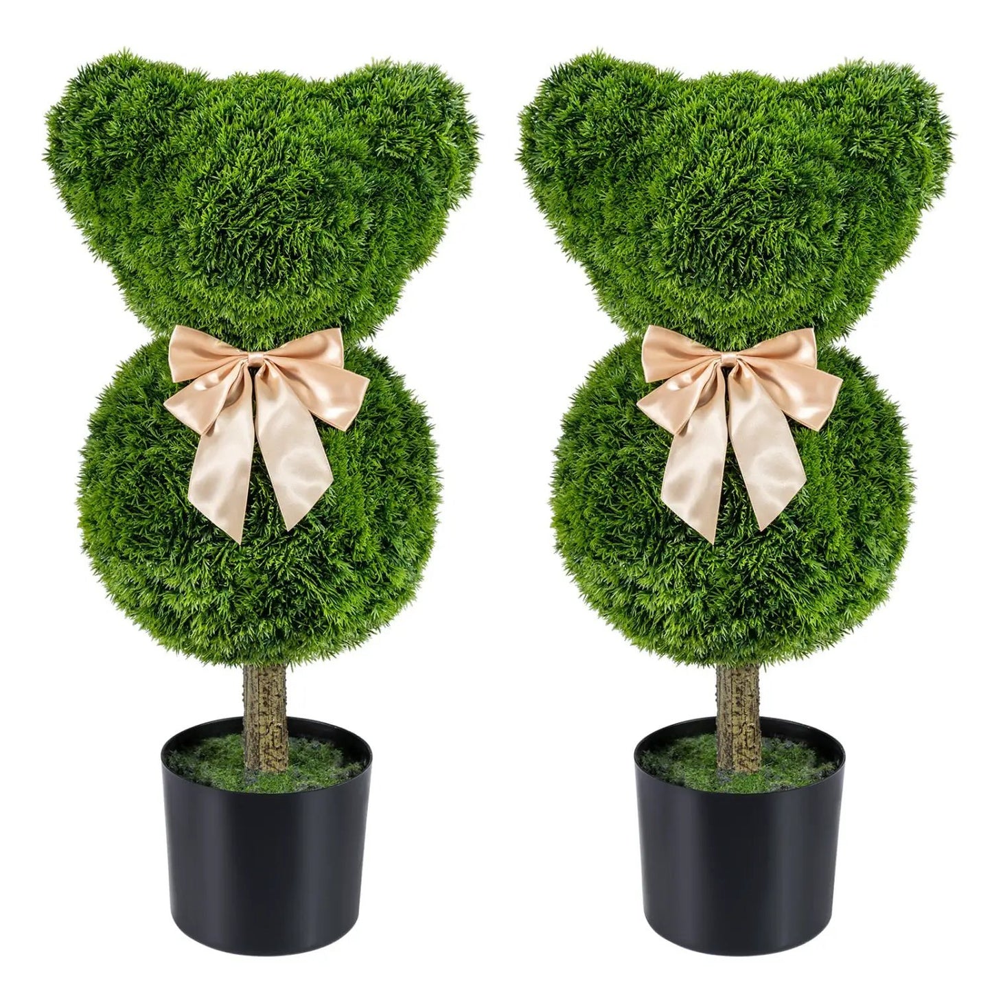Bear Topiary Trees with Pots Sun Resistant