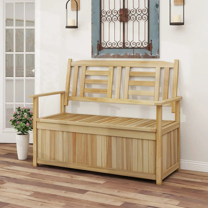 Two Person Storage Bench with 49 Gallon Capacity