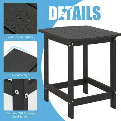 18-Inch Adirondack Side Tables Set of 2 for Patio
