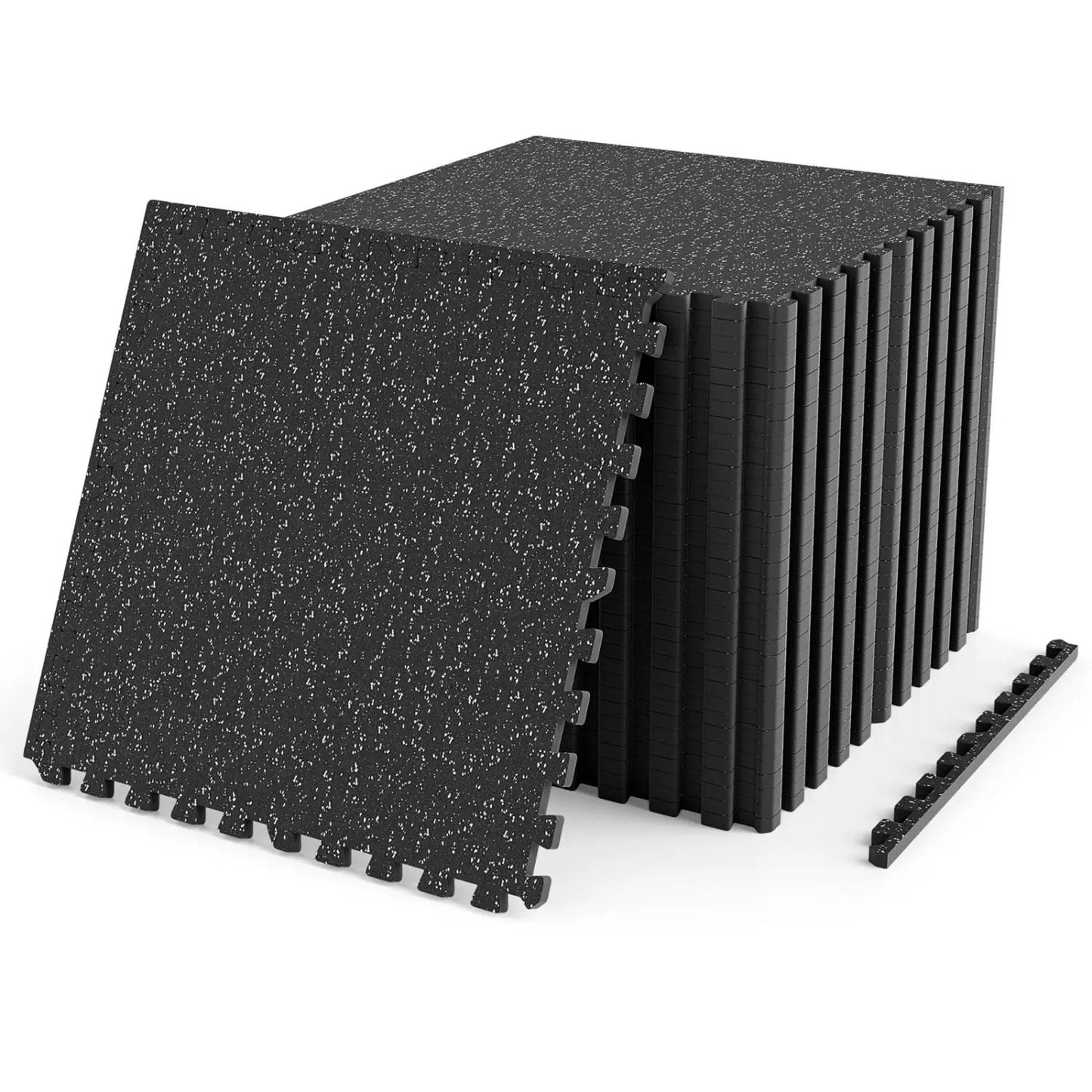 Interlocking Rubber Gym Floor Mats 140 Sq Ft