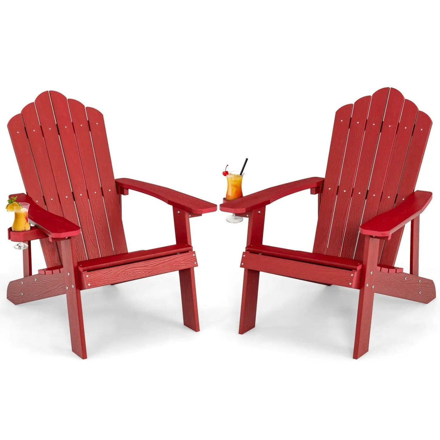 Adirondack Chair Set - Adult & Kids Pair for Patio