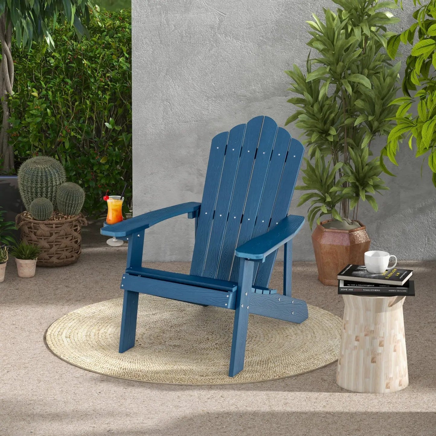 Adirondack Chair Set - Adult & Kids Pair for Patio