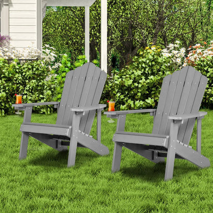 Adirondack Chair Set - Adult & Kids Pair for Patio