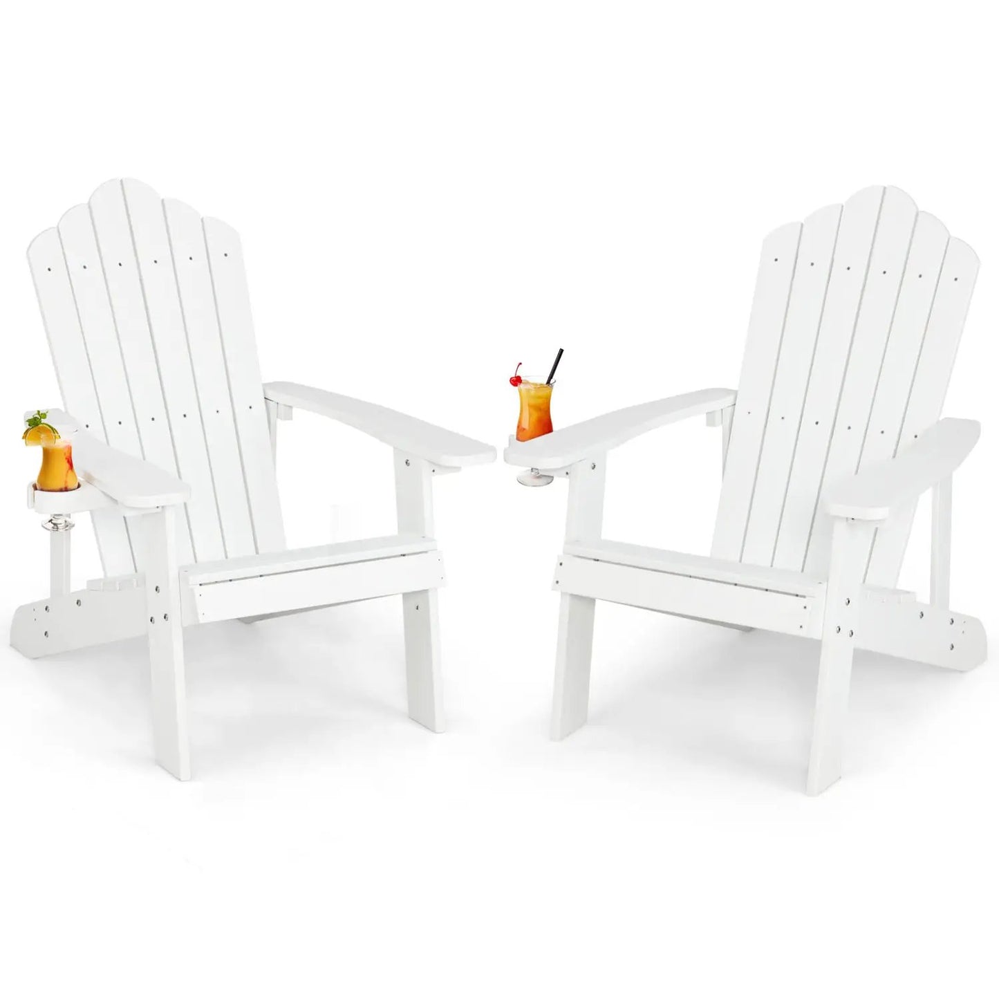 Adirondack Chair Set - Adult & Kids Pair for Patio