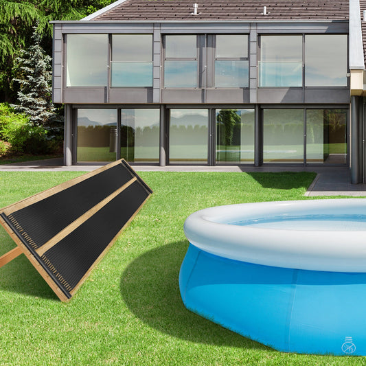 2 Pieces 10/16.4/20 Feet Weatherproof Solar Swimming Pool Heating System-M - Tampa Home & Garden Store