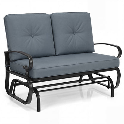 Sillón Balancín de Jardín para 2 Personas con Cómodos Cojines - Beige