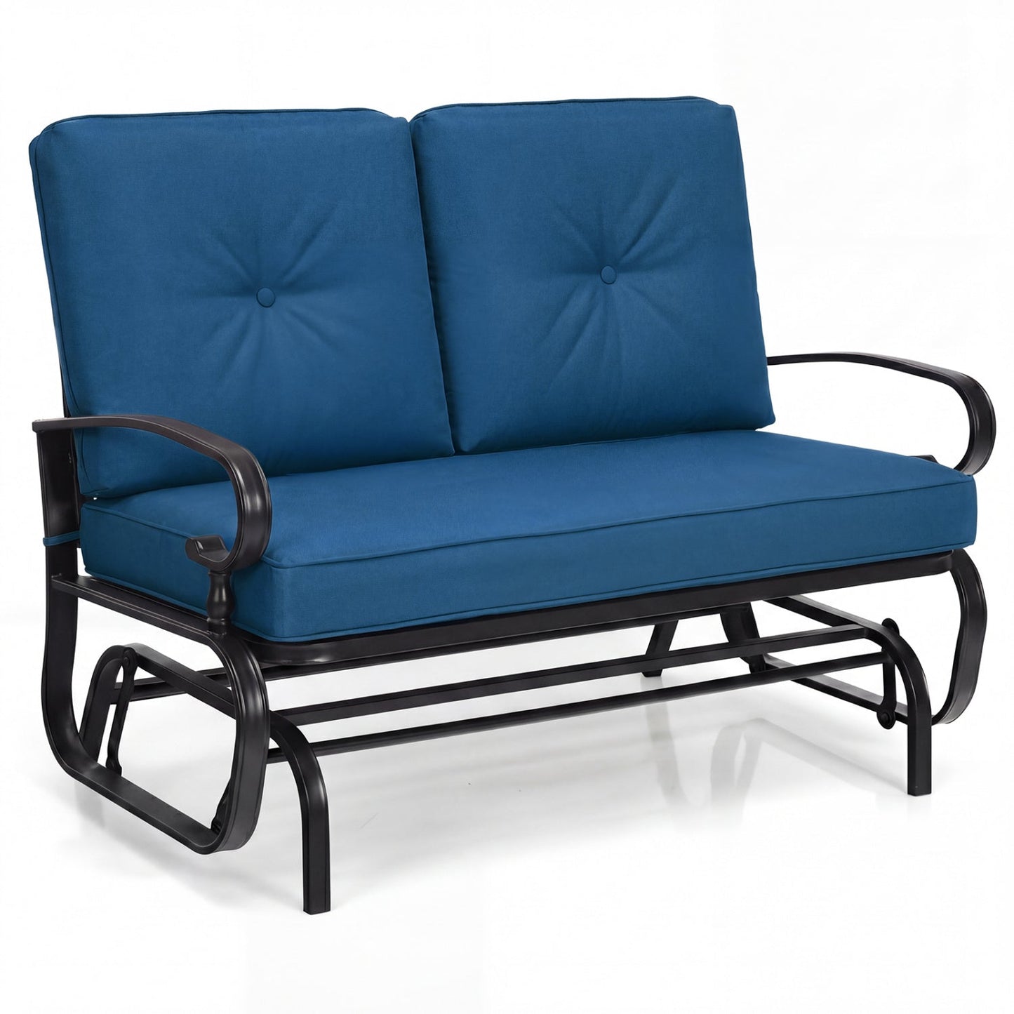 Sillón Balancín de Jardín para 2 Personas con Cómodos Cojines - Beige