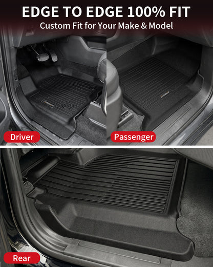 Umbrauto all-weather floor mats Chevy Silverado/GMC Sierra crew cab; driver and rear mats on Tampa Home & Garden Store
