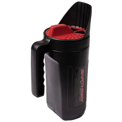 Earthshaker Hand Spreader by Rivendell Distribution, black body with red interior on Tampa Home & Garden Store