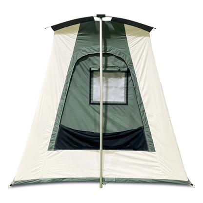 10'x10' Prota Canvas Tent by White Duck Outdoors, green canvas with beige side panels on Tampa Home & Garden Store