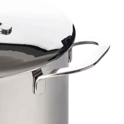 5-Ply Stainless Pot Set, 6-Piece by Alva Cookware; stainless steel with lid handle on Tampa Home & Garden Store