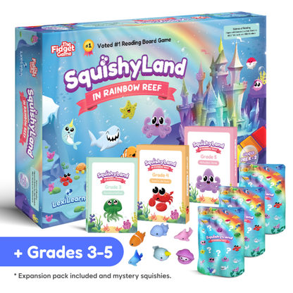 SquishyLand + Expansion Pack educational toy set by The Fidget Games, rainbow reef box art on Tampa Home & Garden Store