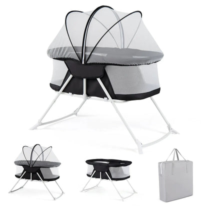 2 In 1 Baby Bassinet Rocking Motion Sleeper