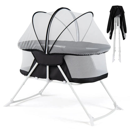 2 In 1 Baby Bassinet Rocking Motion Sleeper