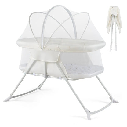 2 In 1 Baby Bassinet Rocking Motion Sleeper