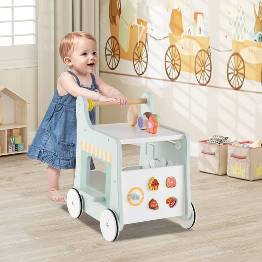 2-in-1 Baby Walker with Storage and Ice Creams for 1+ Years Old - Tampa Home & Garden Store