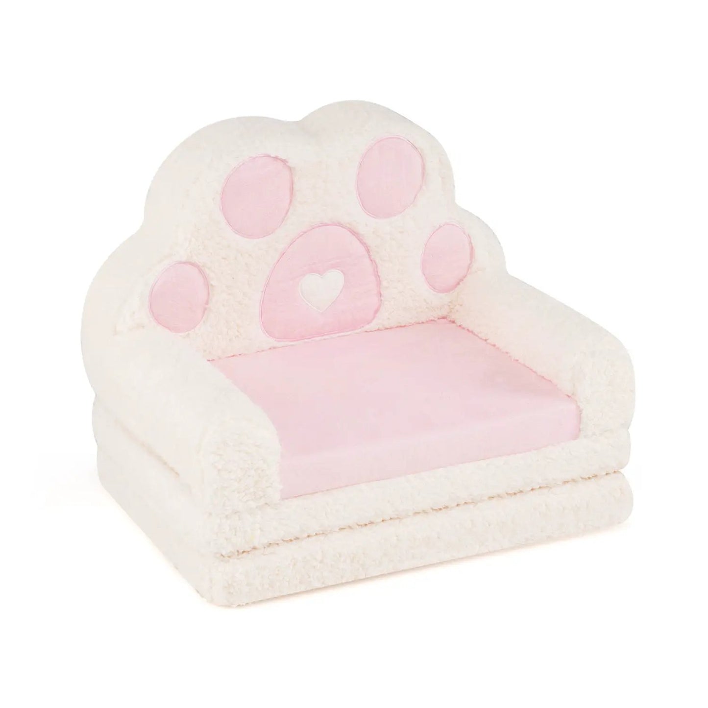 2-in-1 Convertible Kids Sofa Lounger with Cover