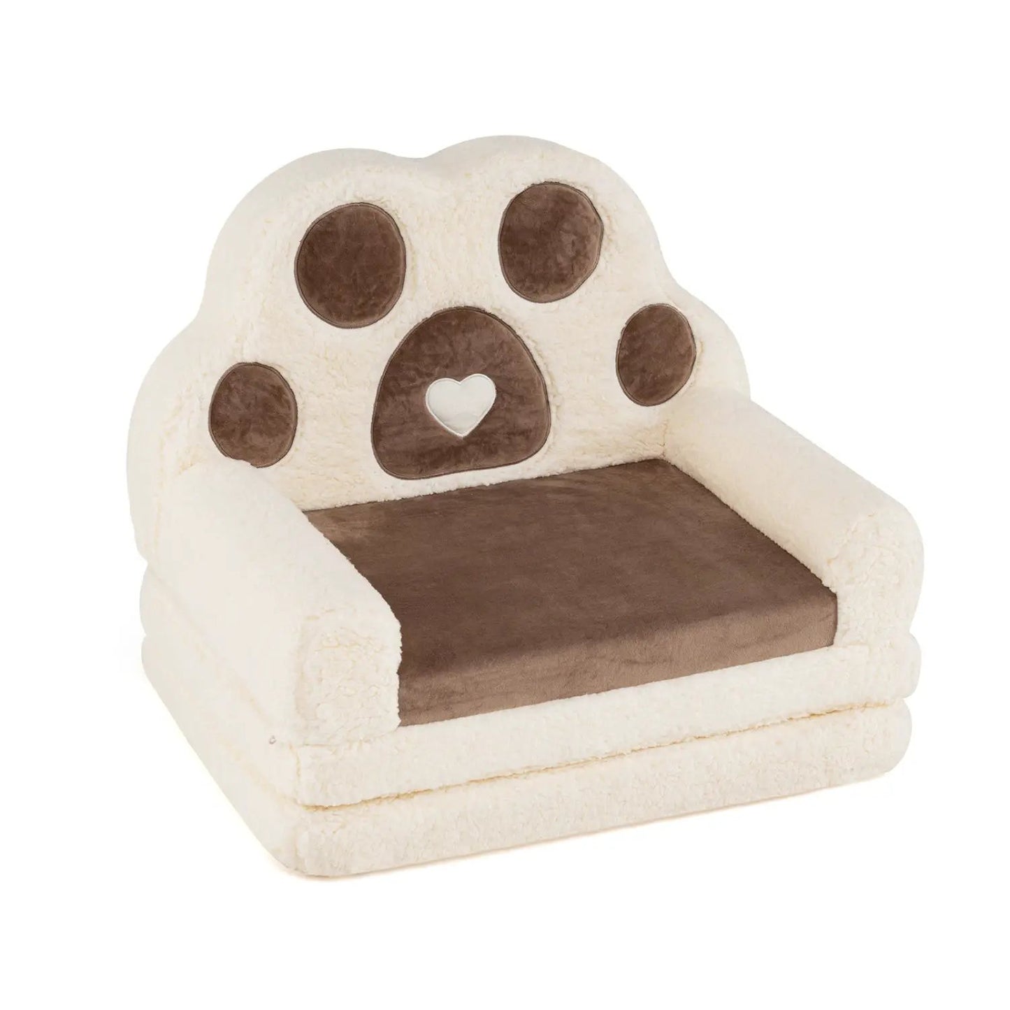 2-in-1 Convertible Kids Sofa Lounger with Cover