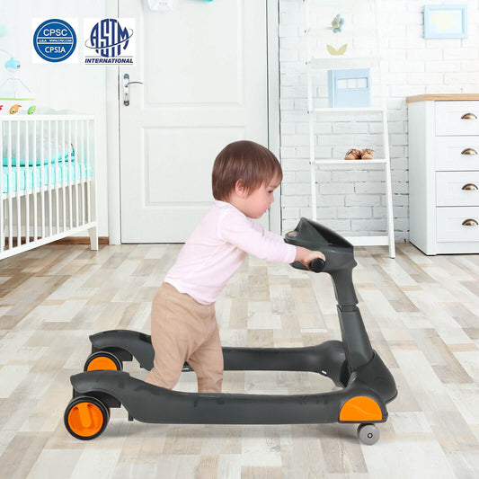 2-in-1 Foldable Activity Push Walker with Adjustable Height - Tampa Home & Garden Store